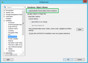 Oracle SQL Developer - Multiple tabs for tables
